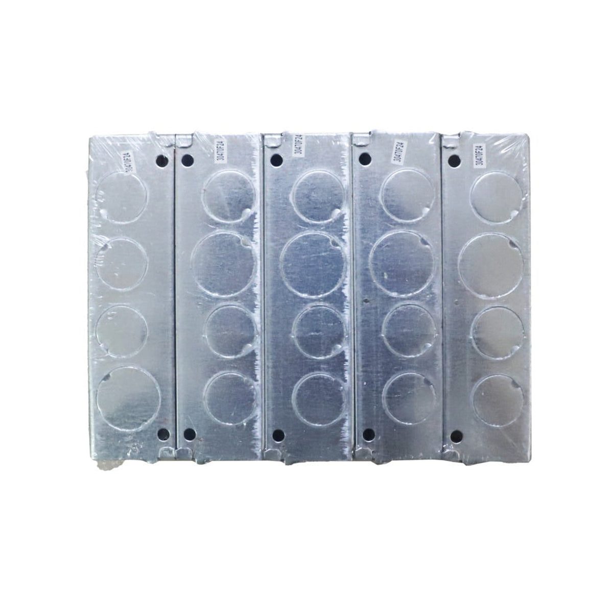 Securlec 2 gang 35mm galvanised steel metal back box, view 2