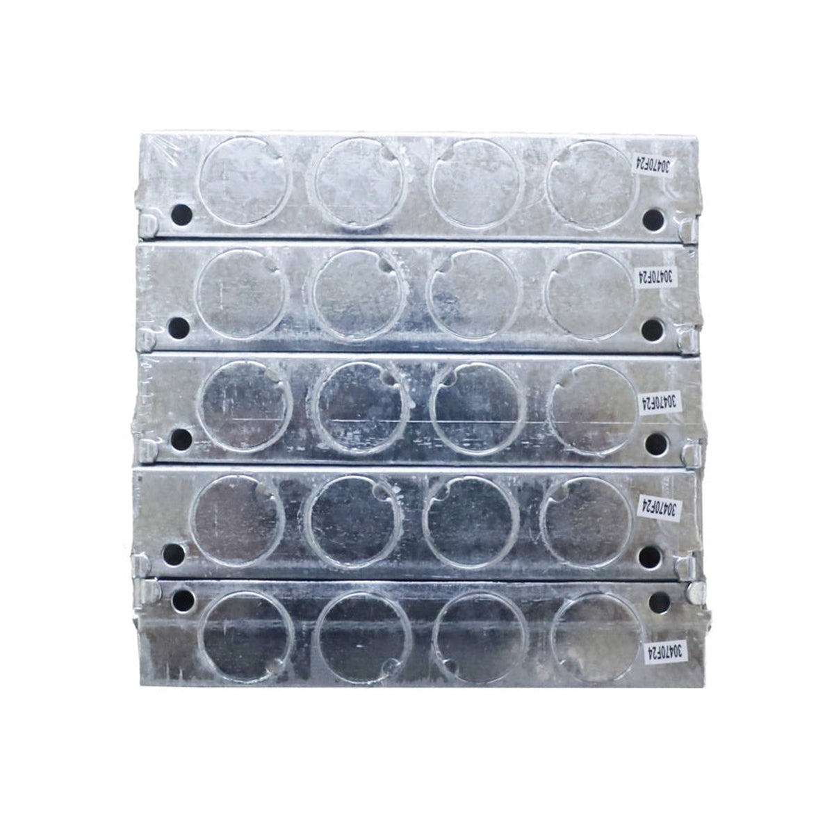 Securlec 2 gang metal back box 25mm, view 2