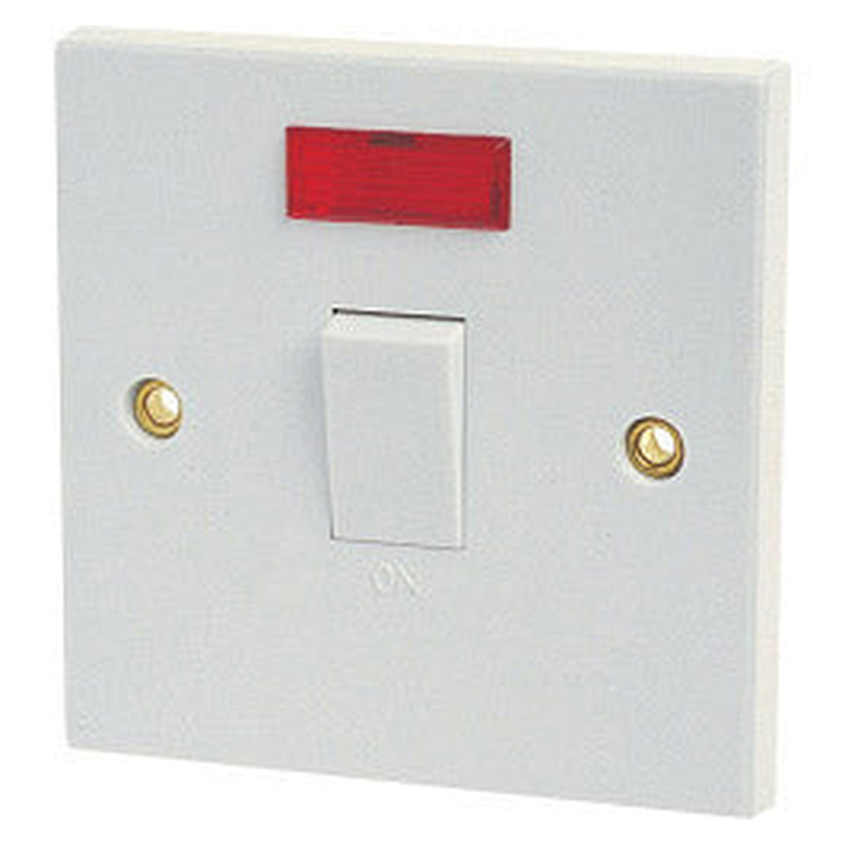 Securlec 20A double pole flush switch with pilot lamp