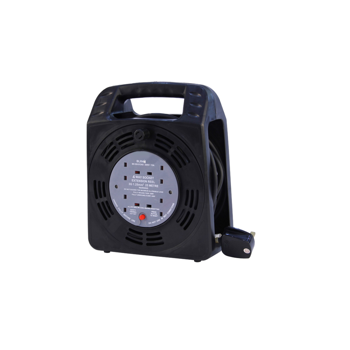 Securlec 4 gang 15m extension reel