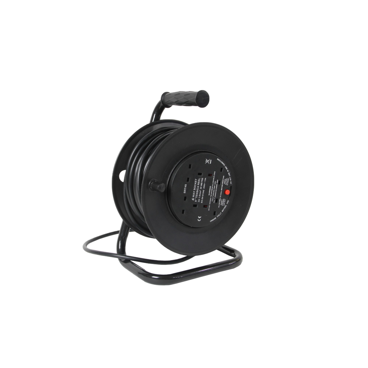 Securlec 4 gang 25m 13A extension reel, view 2