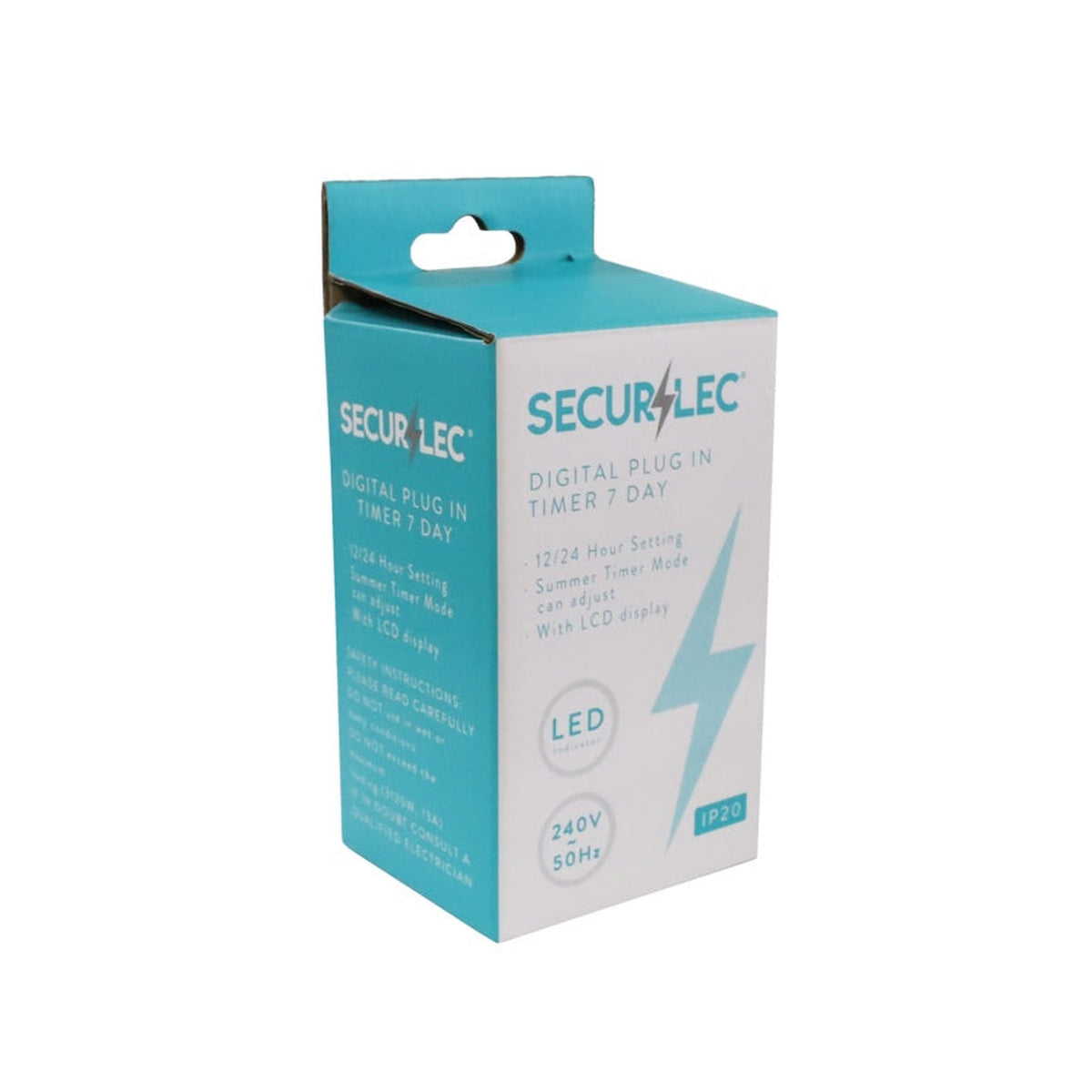 Securlec 7 day mechanical plug-in timer, view 2