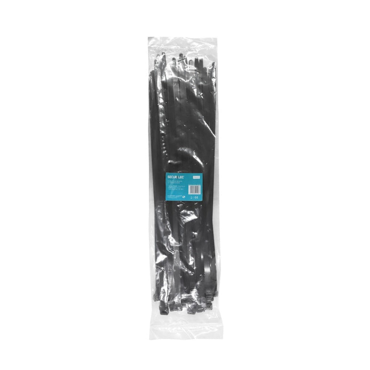 Pack of 25 Securlec black 12.7 x 540mm cable ties