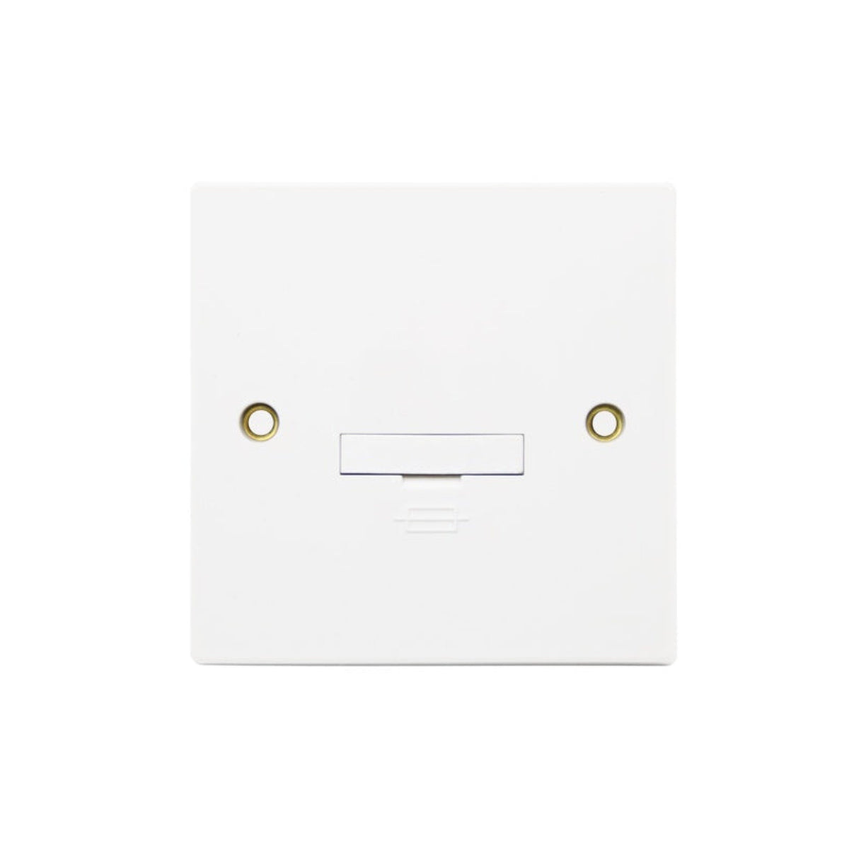 Securlec square 1 gang unswitched fused spur