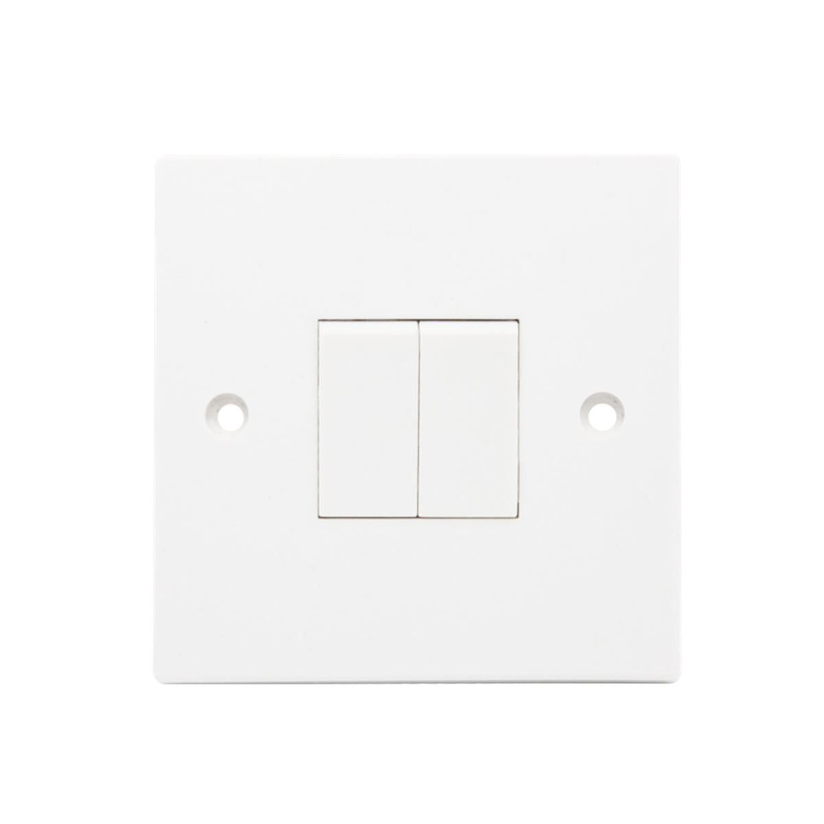 Securlec square edge 2 gang 2 way light switch