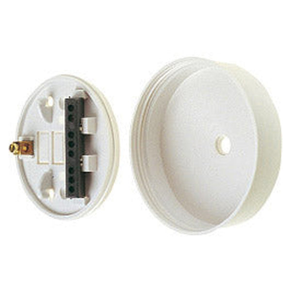 Securlec white 88mm ceiling rose rated 6A