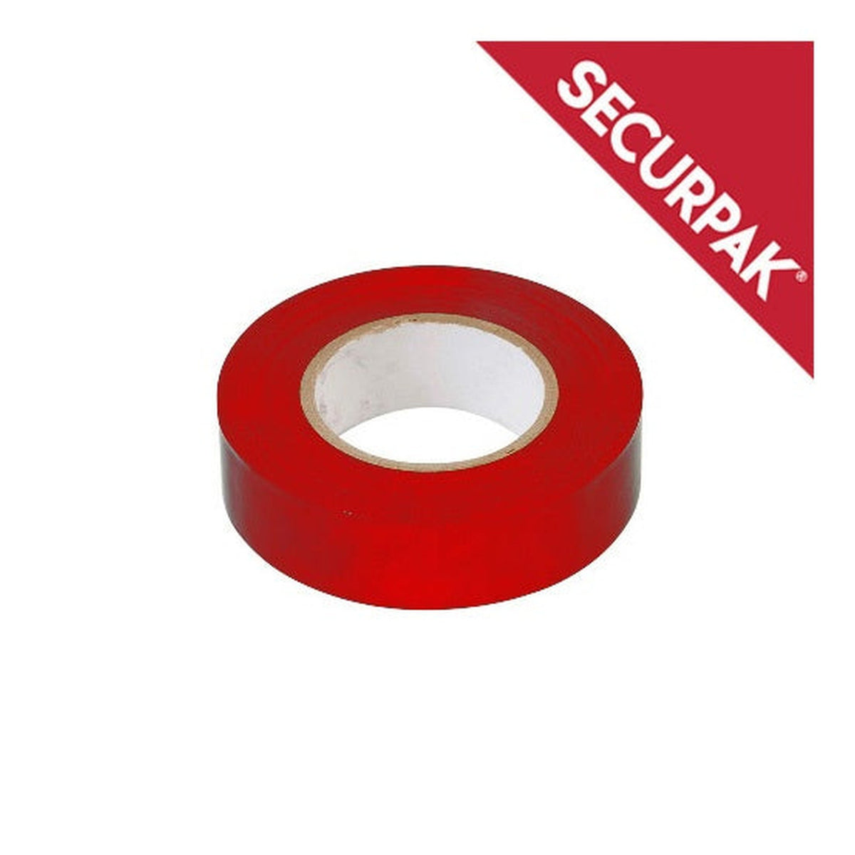 Securpak red PVC insulation tape 5m