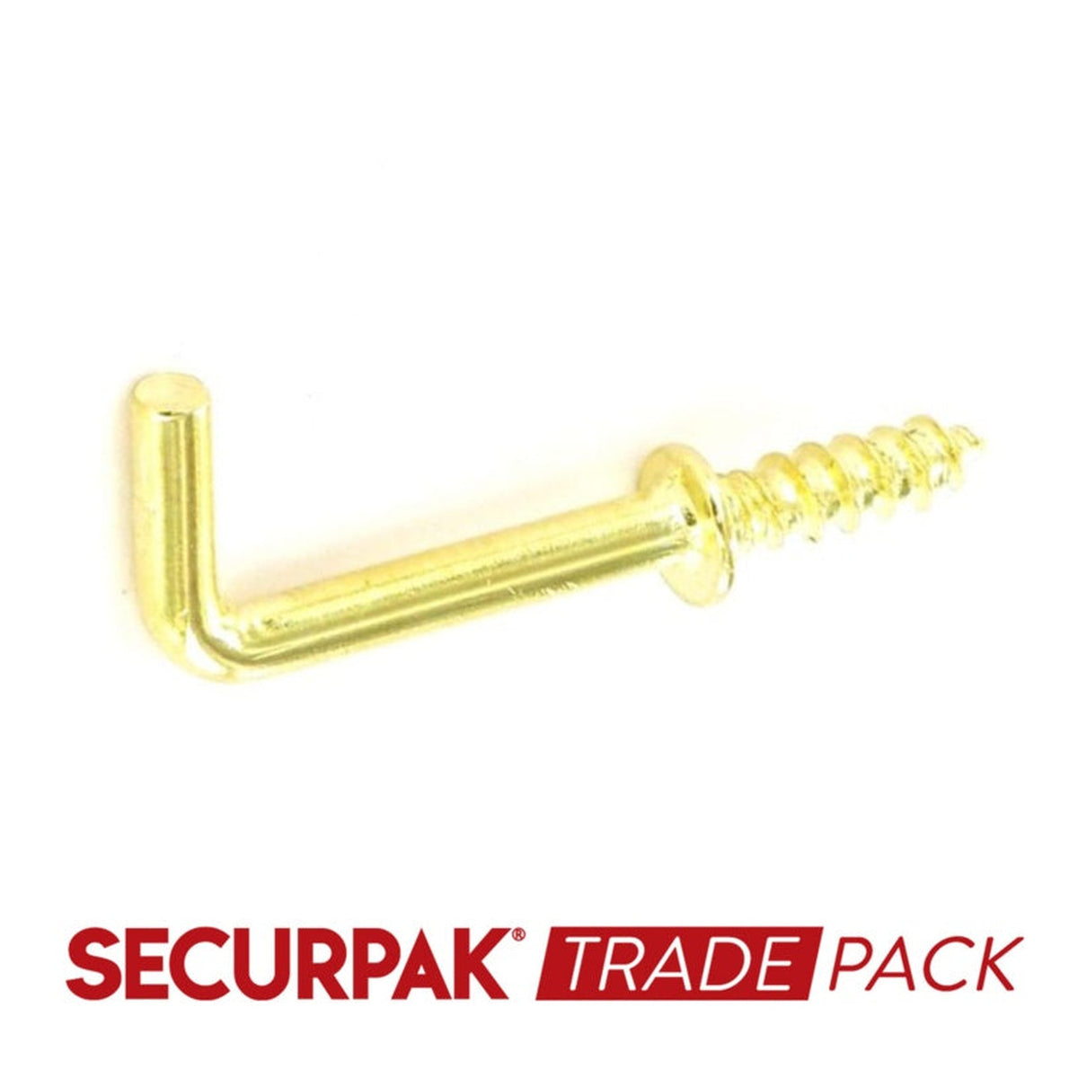 Securpak 32mm shouldered square hooks pack of 50