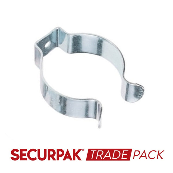 Pack of 12 Securpak zinc plated tool clips
