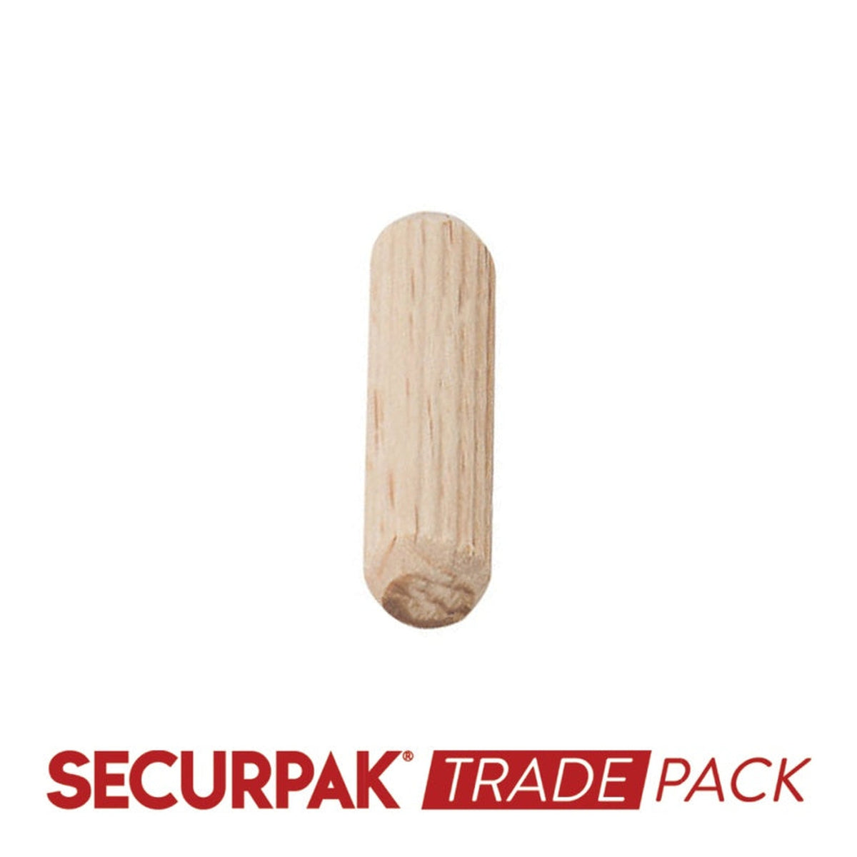 Securpak wooden dowels M6 x 30mm, pack of 50