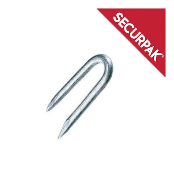 Securpak zinc plated netting staples 32mm, 100g