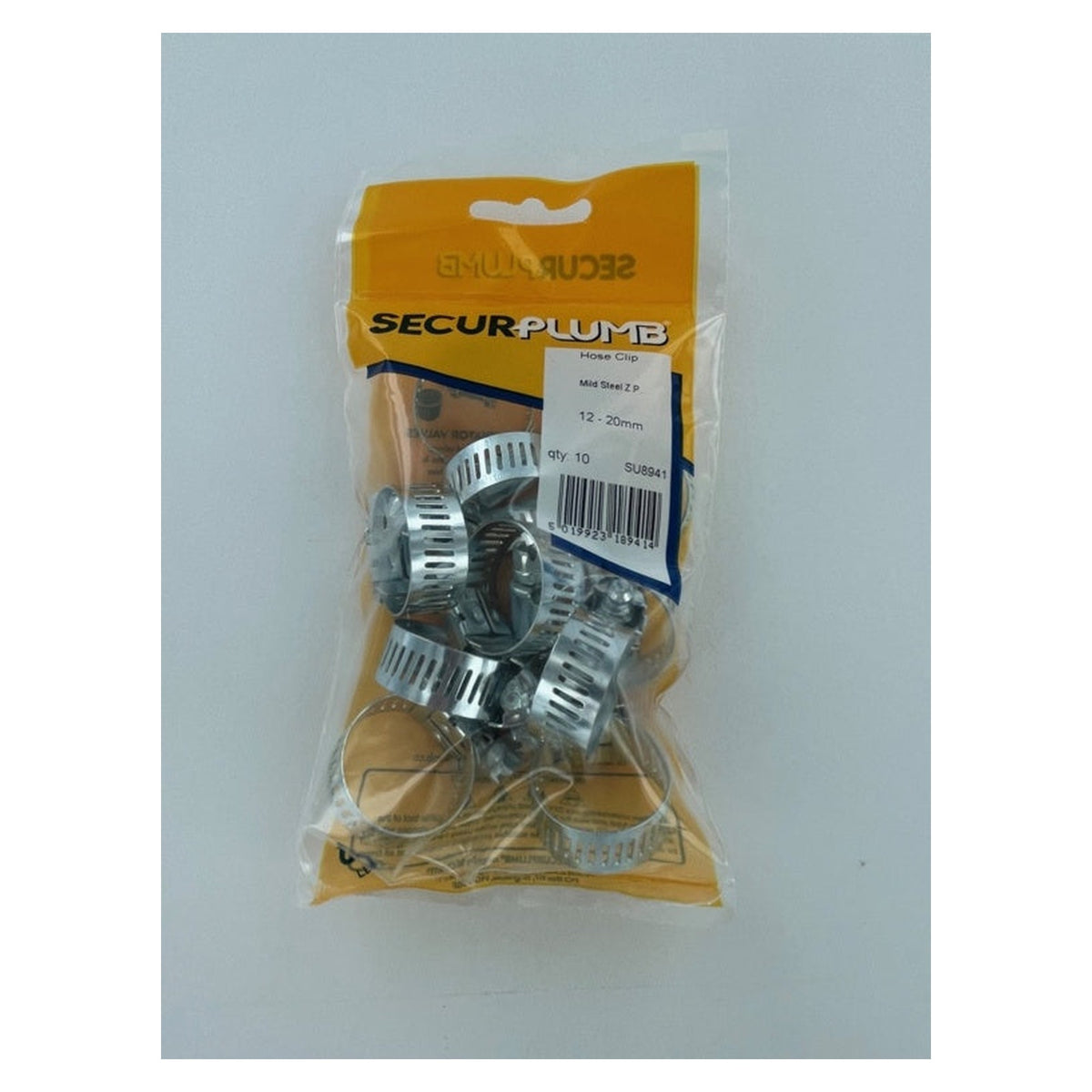 Pack of ten Securplumb 12-20mm hose clips
