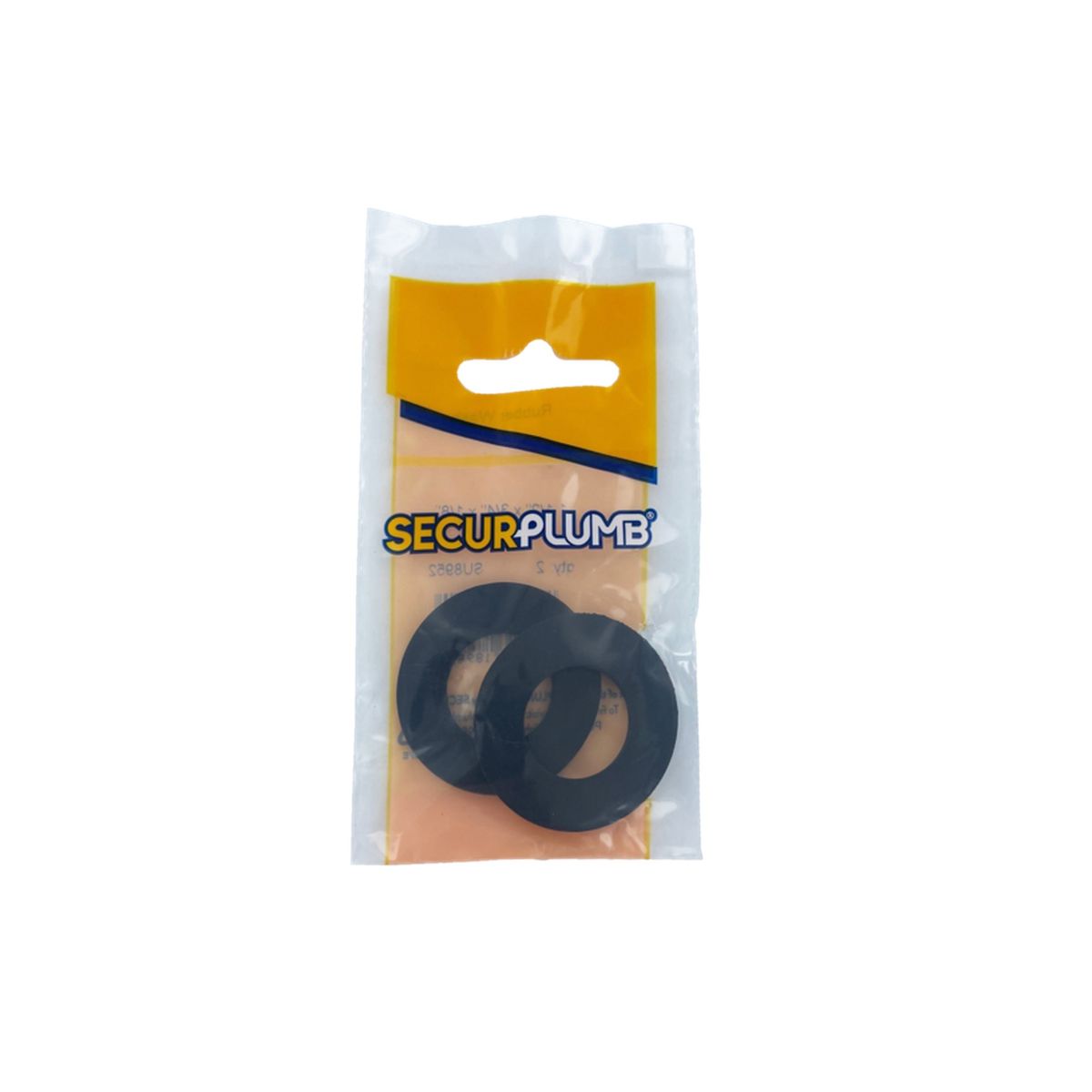 Securplumb rubber washers pack of 2