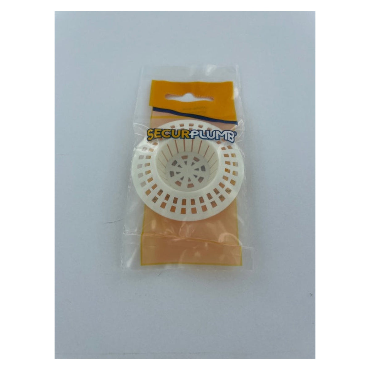 Securplumb white 38mm sink strainer