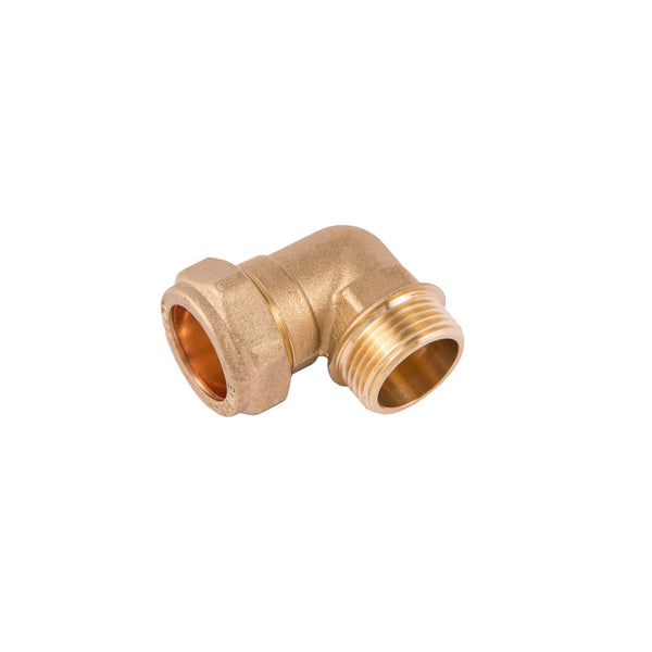 Securplumb WRAS compression elbow 15mm x 1/2in pack of 5