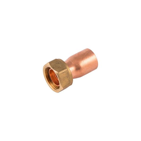 Securplumb straight tap connector 15mm x 1/2in pack of 10