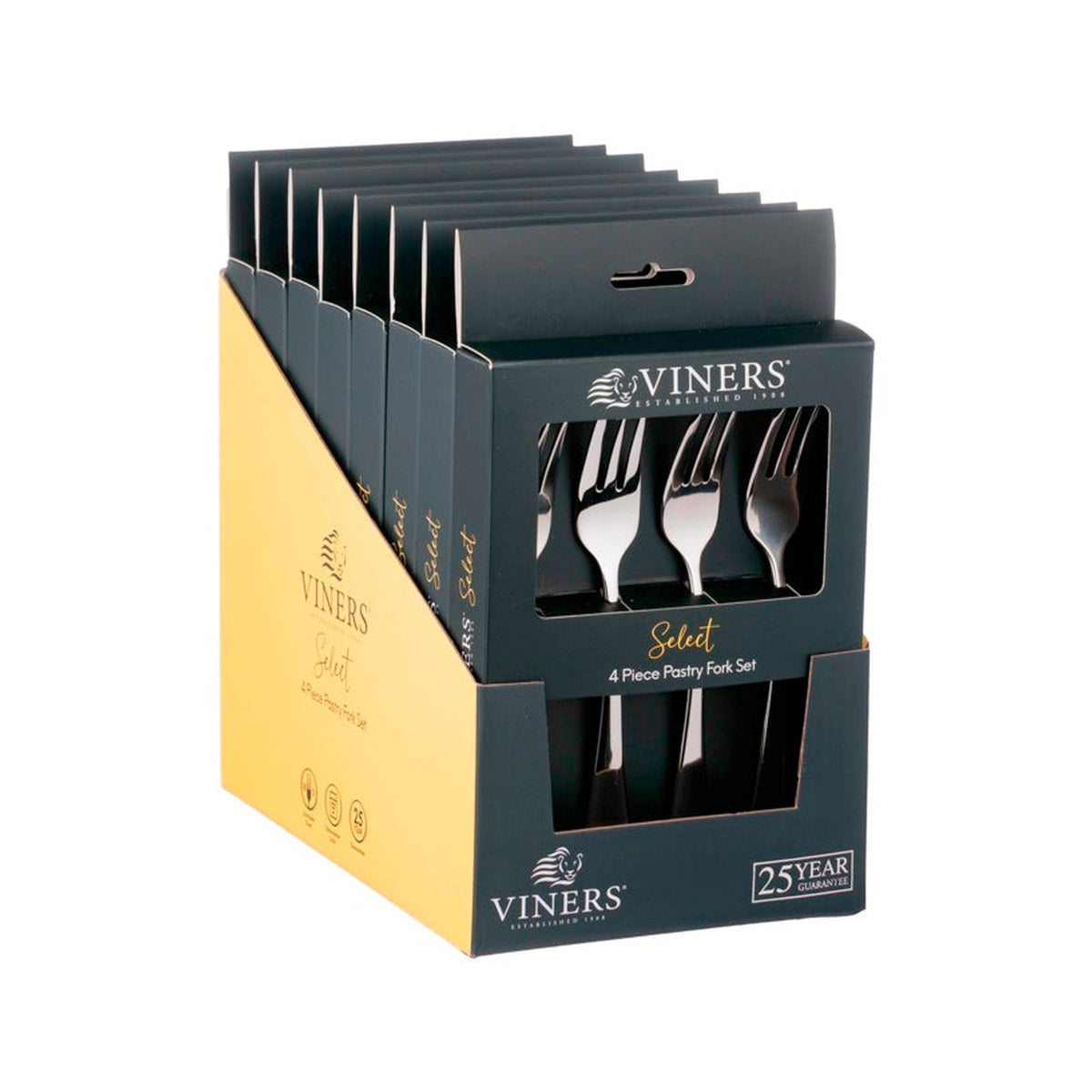 Select 18/0 Pastry Forks - 4 Piece, view 4