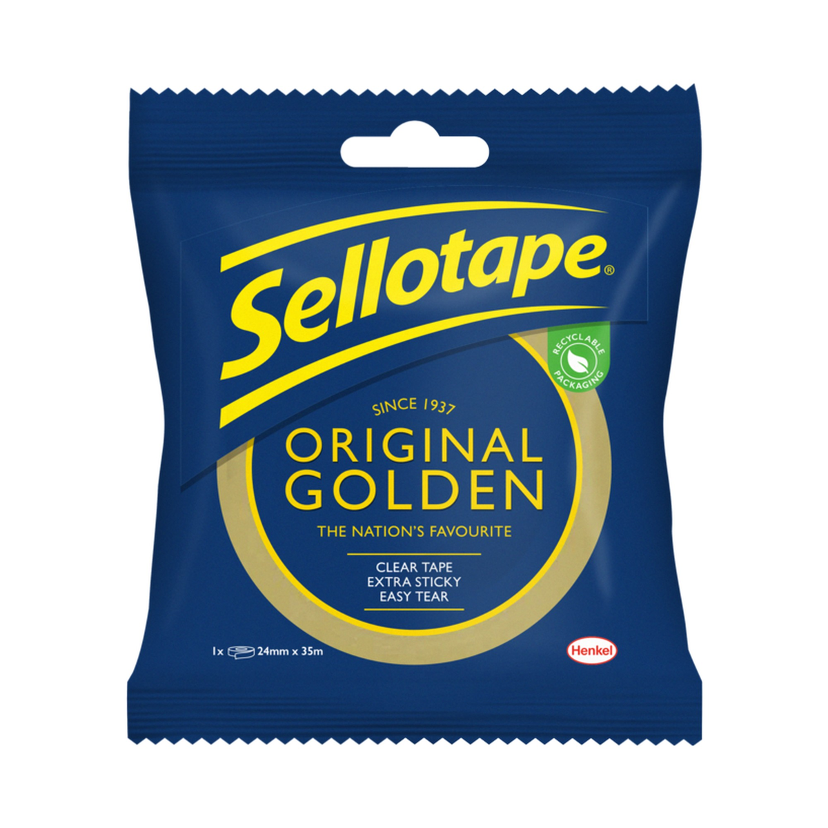 Sellotape Original Golden Tape 24mm x 35m
