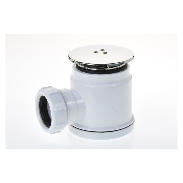 Chrome 40mm shower tray trap