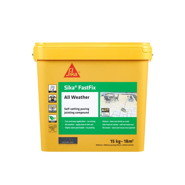 Sika FastFix All Weather Jointing Compound 15kg tub in Flint