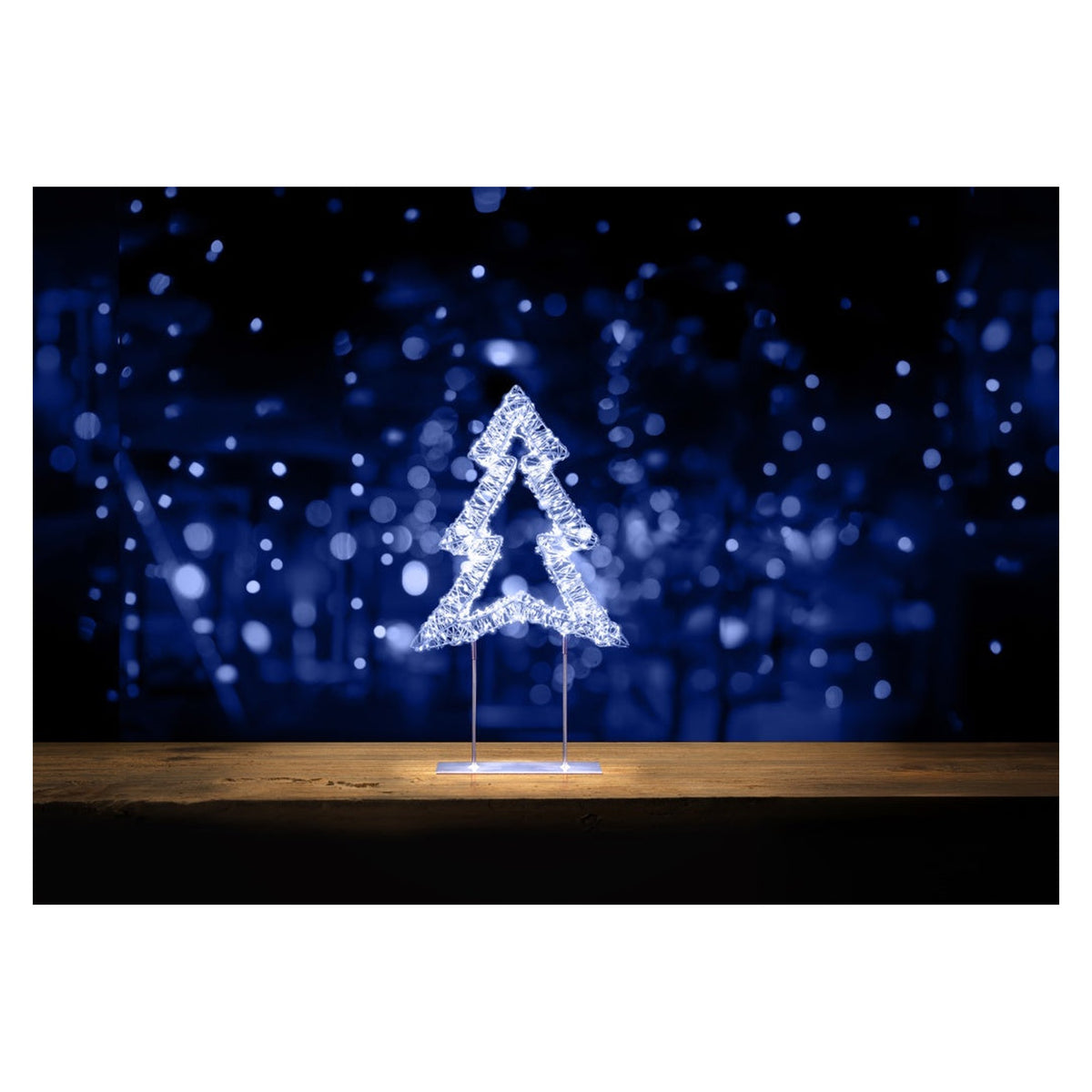 Silver Table Top Tree 720 LEDs - 45cm