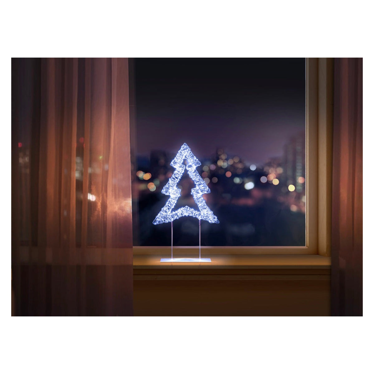 Silver Table Top Tree 720 LEDs - 45cm, view 2