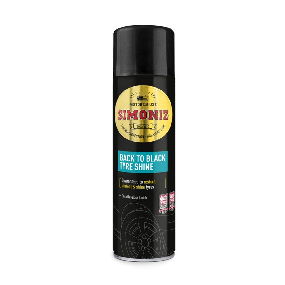 Simoniz Back To Black tyre shine aerosol