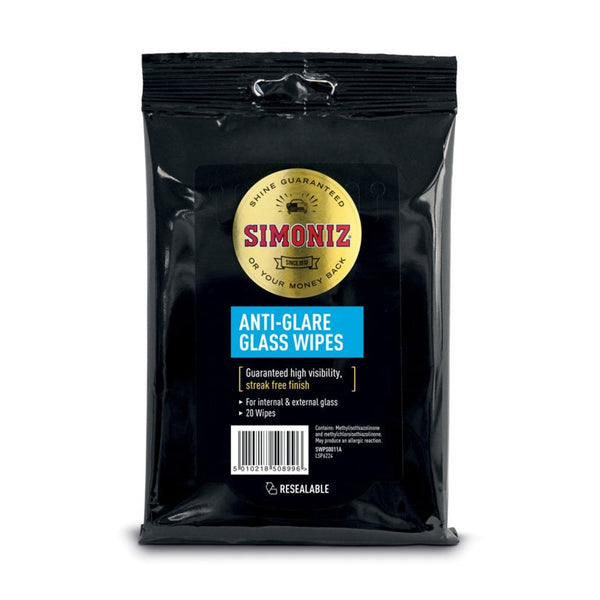 Pack of 20 Simoniz Screenies glass wipes