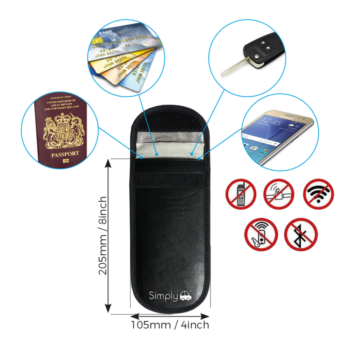 Simply key and phone blocker, view 3