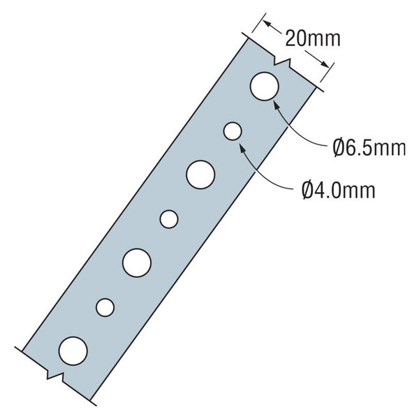 Simpson Strong-Tie 20mm x 10m fixing band roll