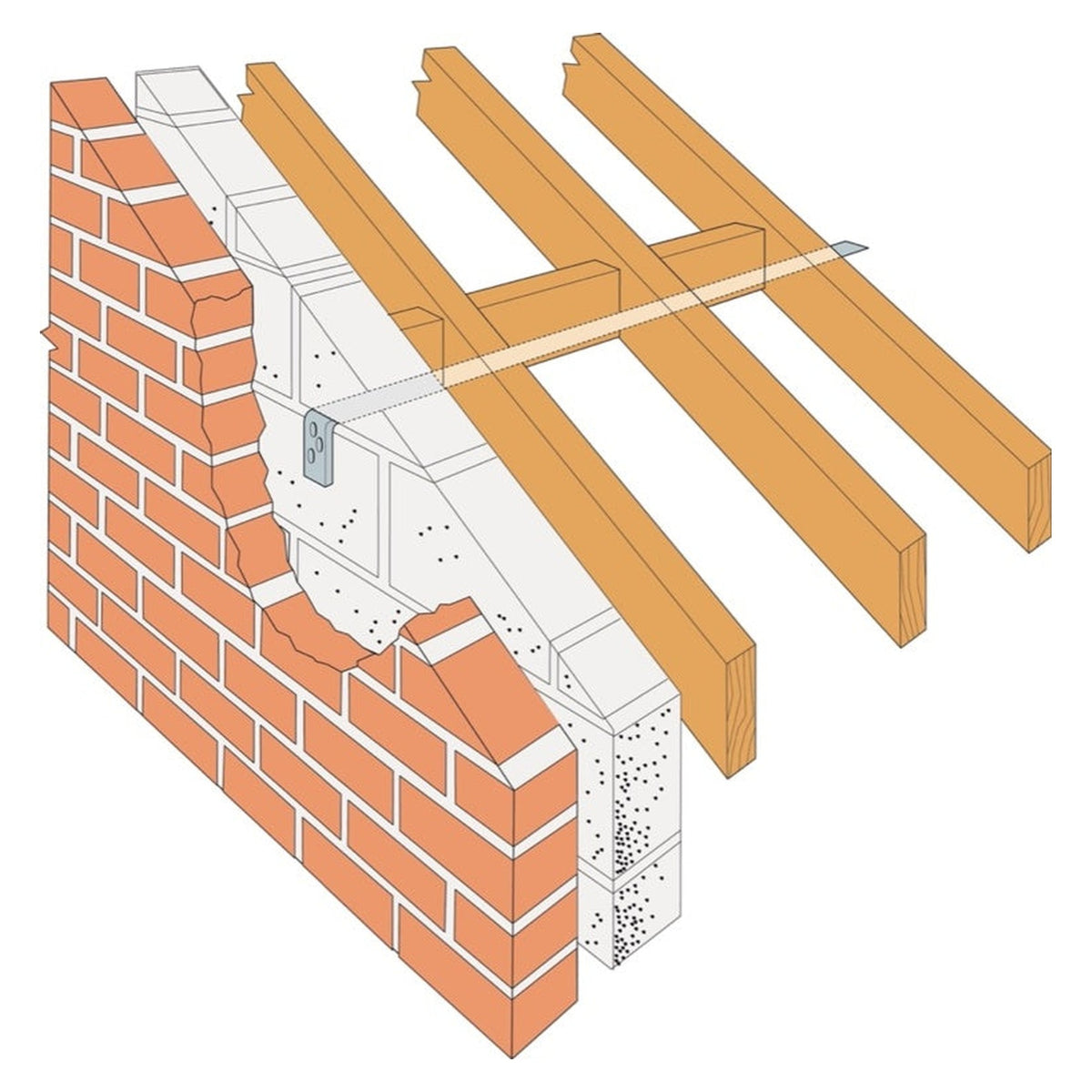 Simpson Strong-Tie heavy flat strap 600mm, view 2