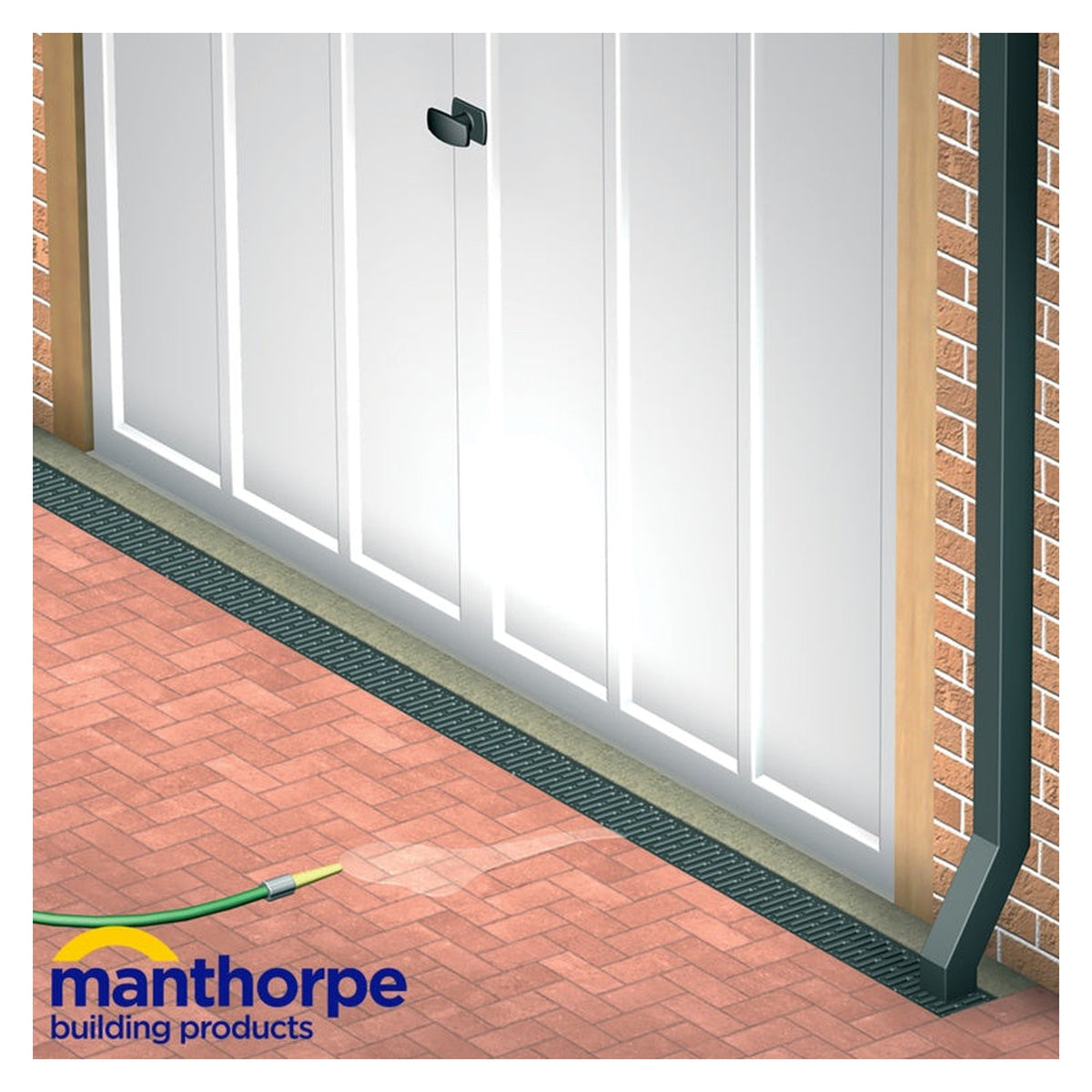 Smartdrain A15 black drain channel 1m