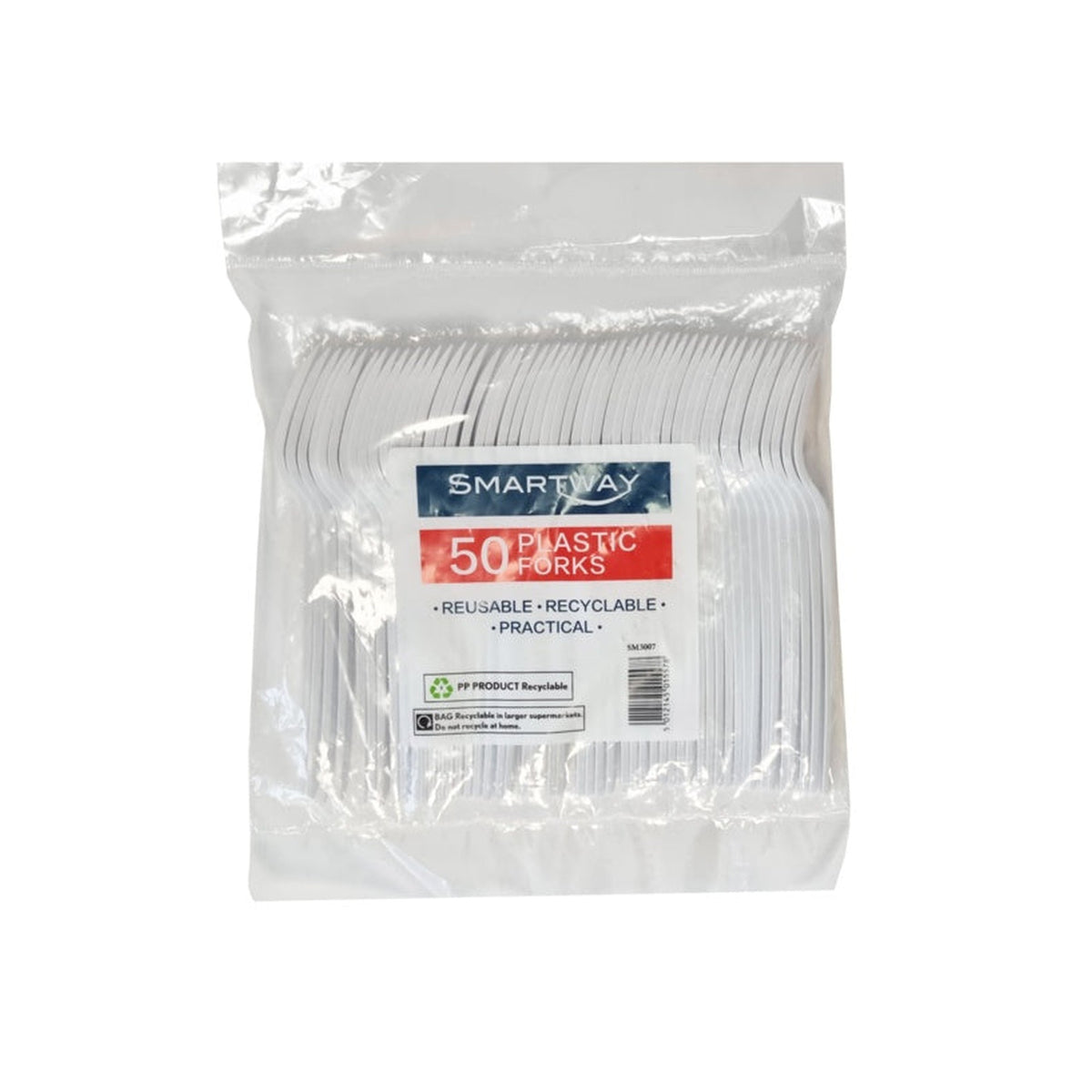 Smartway plastic forks pack of 50