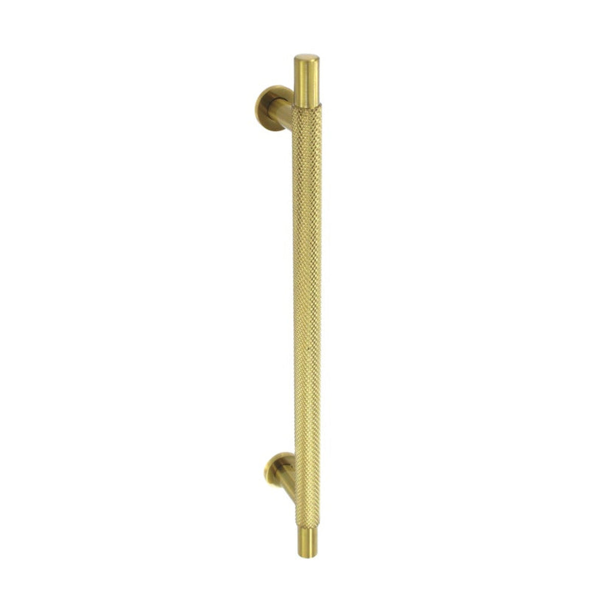 Smiths Architectural satin brass cross knurled handle 192mm