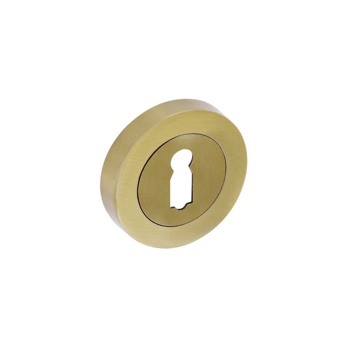 Smiths Architectural satin brass escutcheon lock