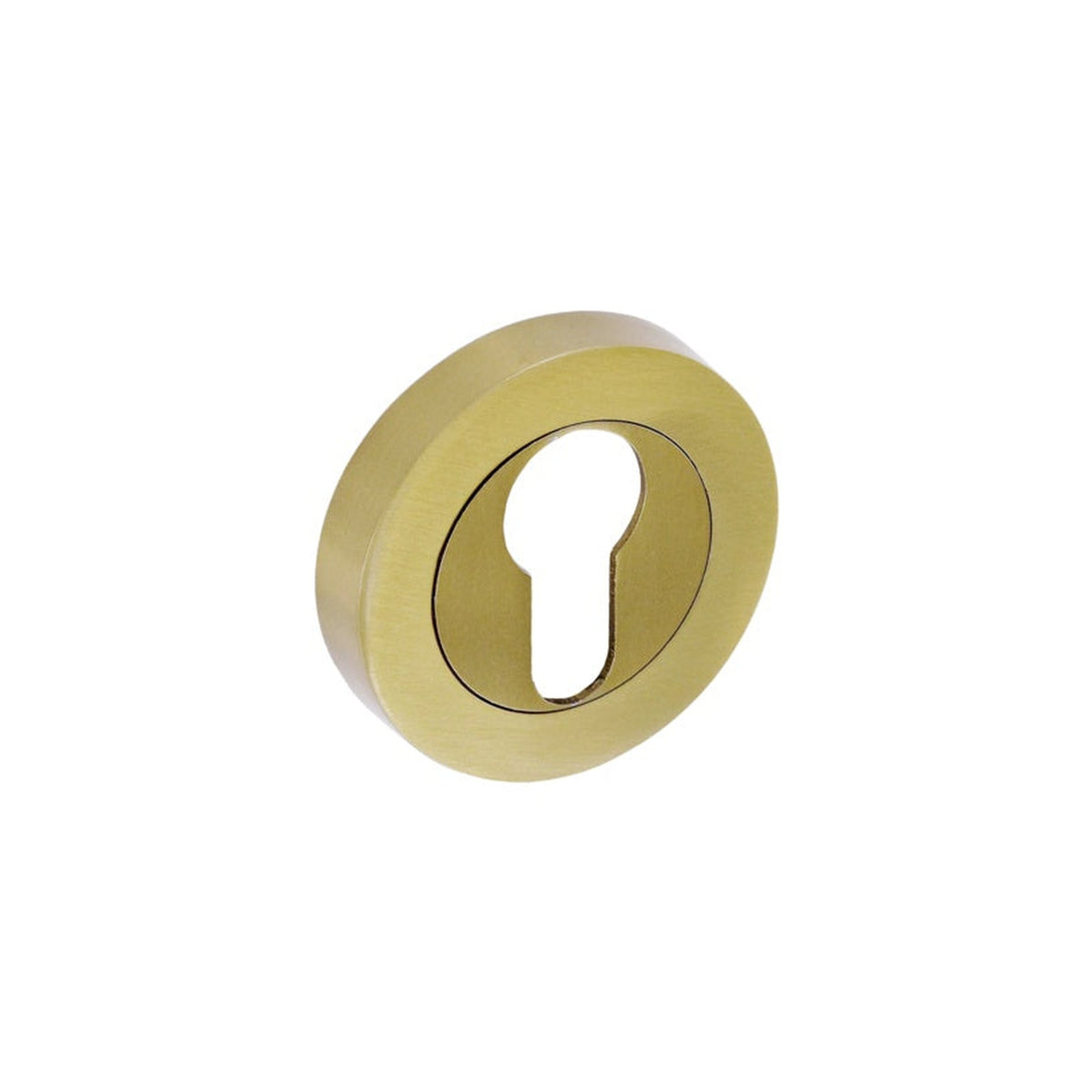 Smiths Architectural satin brass euro escutcheon
