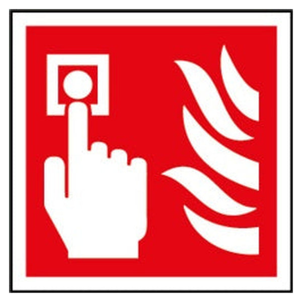 Smiths Architectural fire alarm symbol sign 100 x 100mm