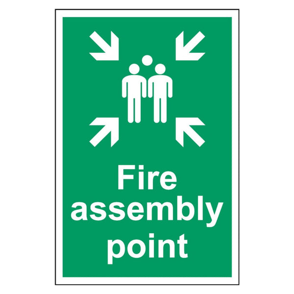Smiths Architectural fire assembly point sign 200 x 300mm