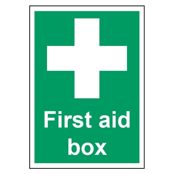 Smiths Architectural first aid box sign 148 x 210mm