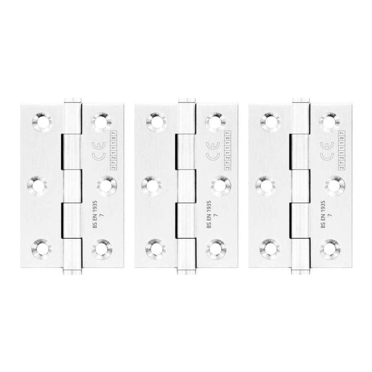 Smiths Architectural Grade 7 DBB hinge, 76 x 51 x 2.0mm