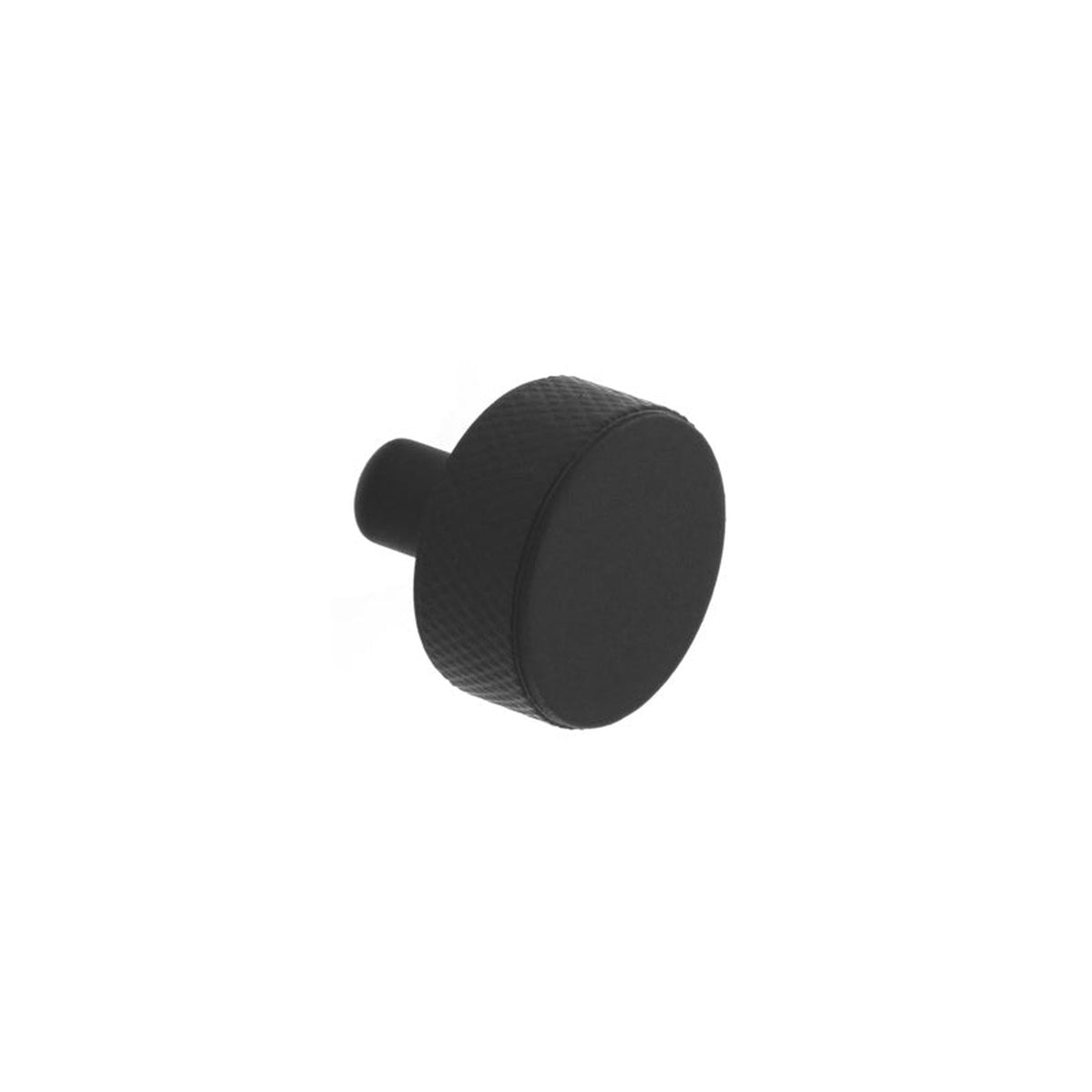 Smiths Architectural 32mm matt black knurled disc knob