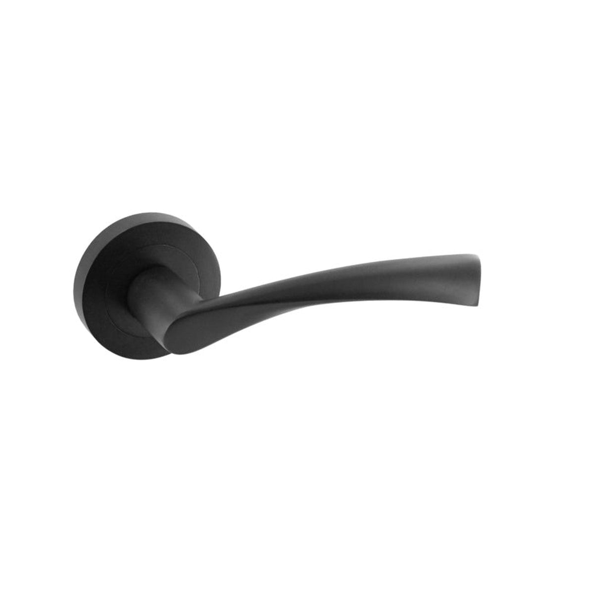 Smiths Architectural Lunar handle on rose in matt black