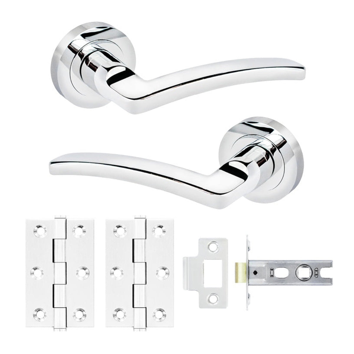 Smiths Architectural Nova chrome handle latch pack