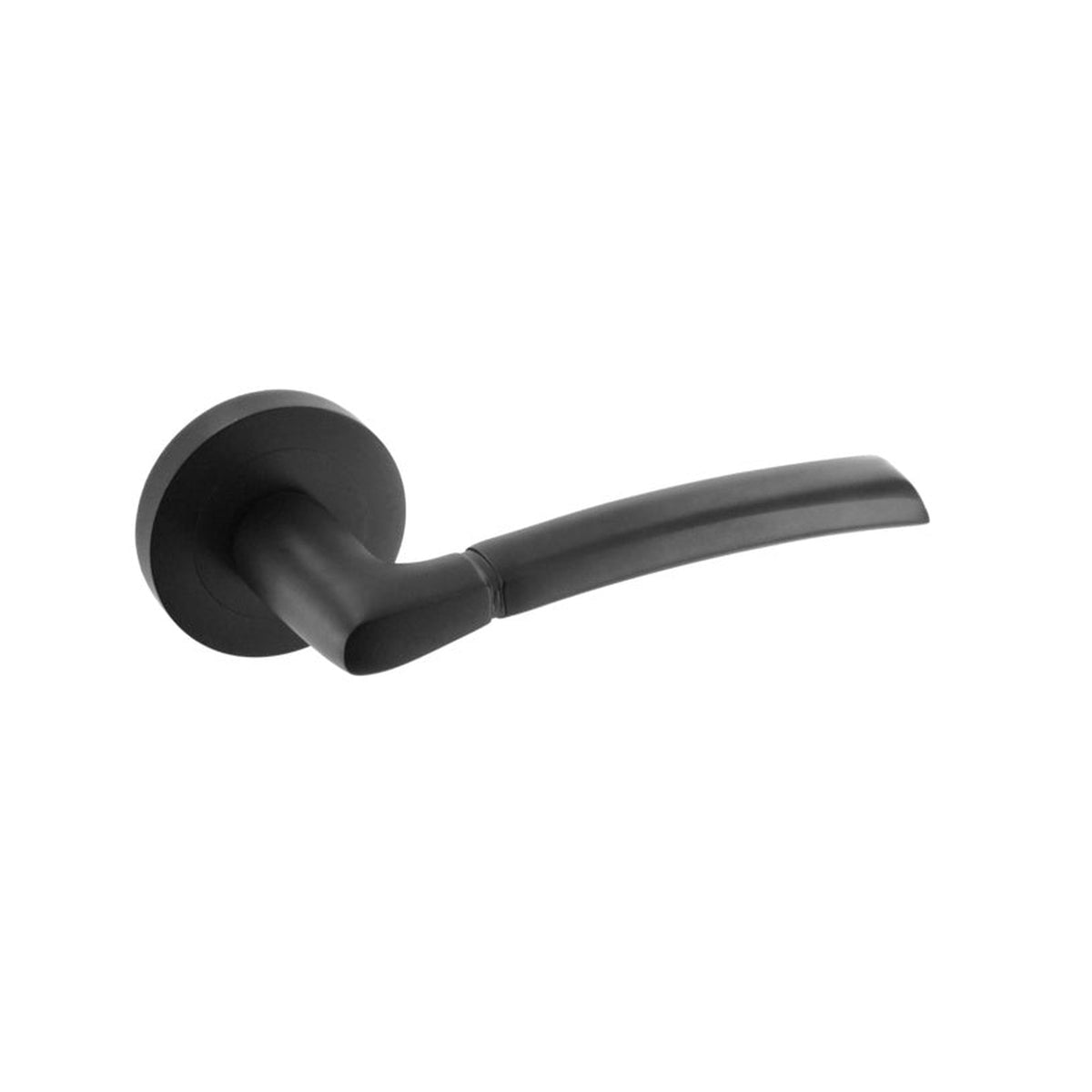 Smiths Architectural Solar matt black lever on rose