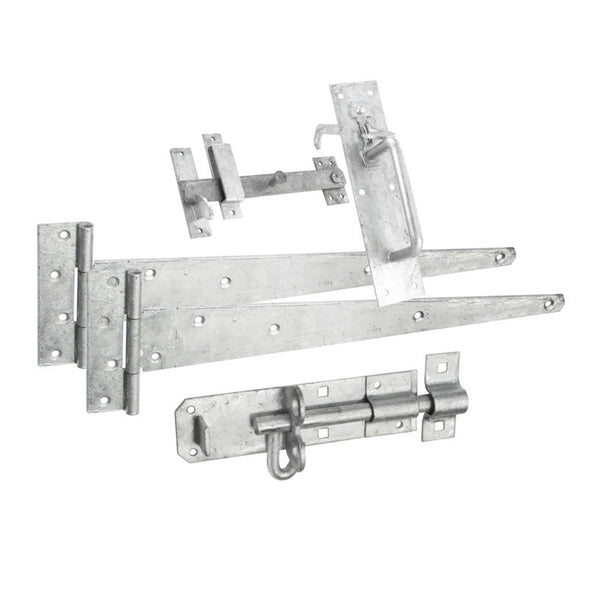 Smiths Ironmongery galvanised Suffolk latch gate kit