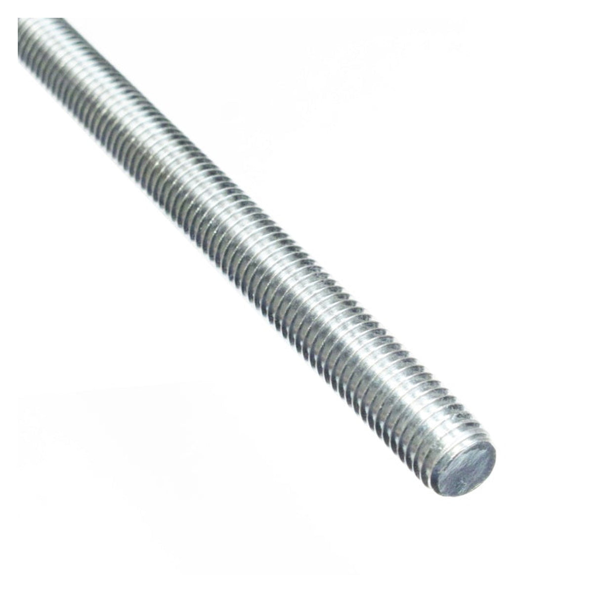 Pack of 4 Smiths zinc plated M6 x 300mm threaded rods