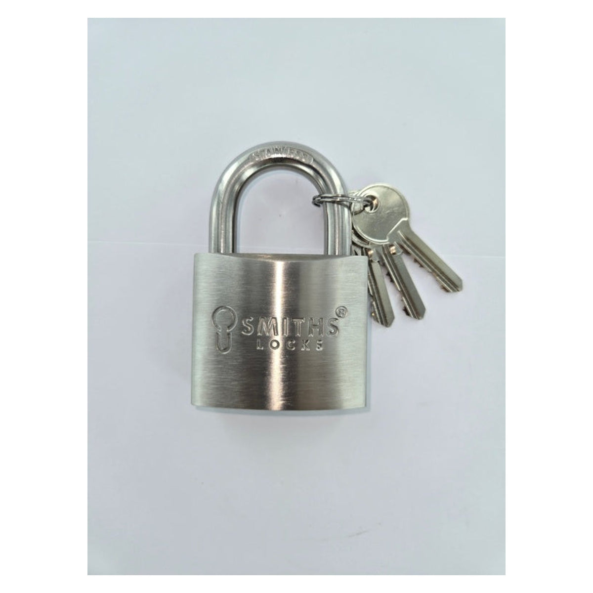Smiths Locks 60mm stainless steel padlock, view 2