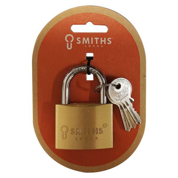 Smiths Locks 50mm brass padlock
