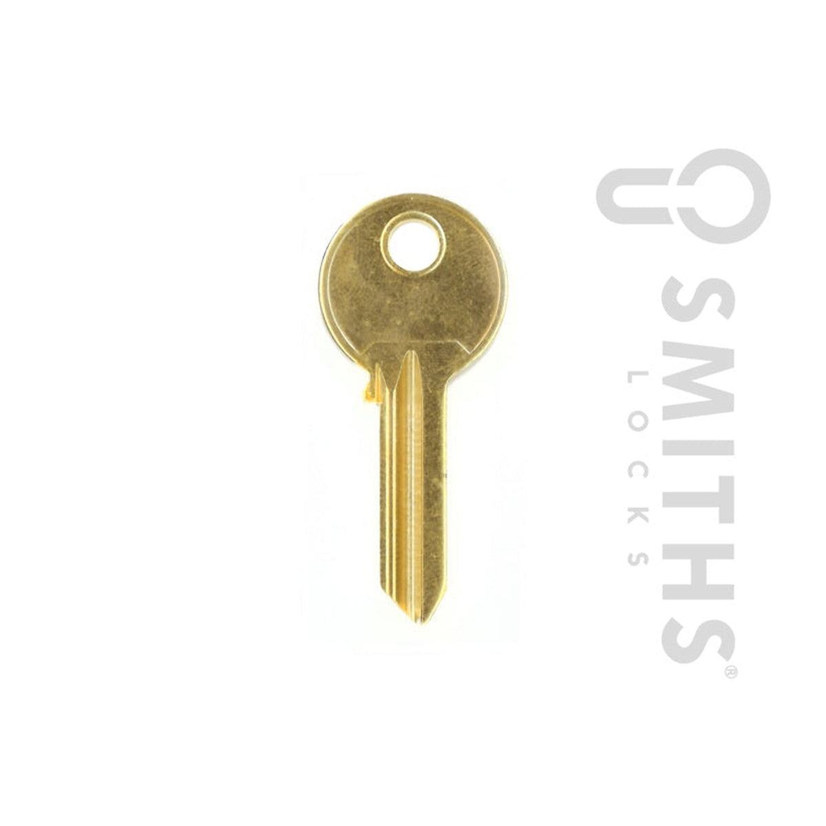 Pack of ten Smiths Locks universal 5 pin brass key blanks, view 2