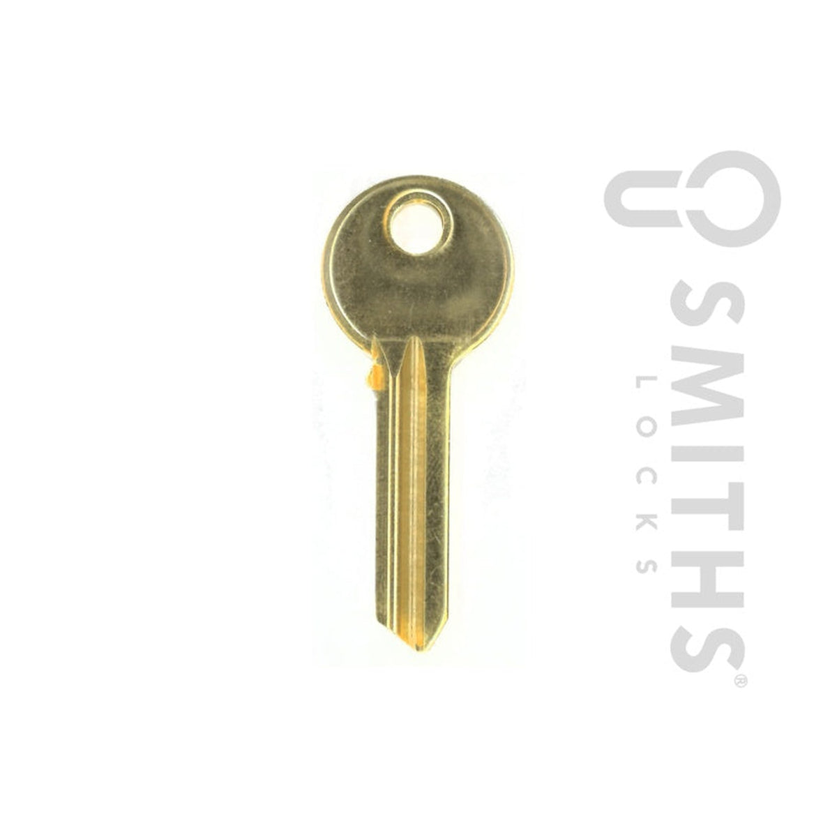 Pack of 10 Smiths Locks universal 6 pin brass key blanks, view 2